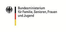 Logo des Bundesministeriums für Familie, Senioren, Frauen und Jugend