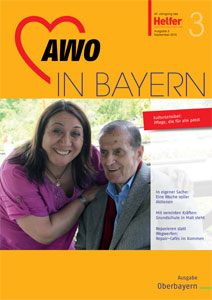 Mitgliedermagazin AWO in Bayern 3/2015 - Cover des Magazins