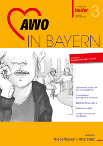 Mitgliedermagazin AWO in Bayern 3/2016 - Cover des Magazins