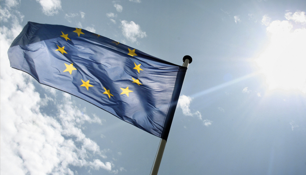 Europa - Foto der Fahne der Europäischen Union